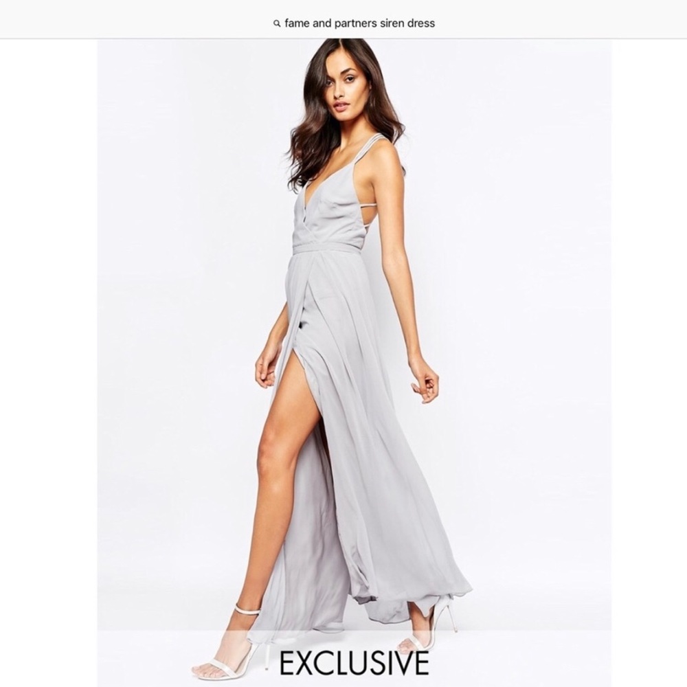 Fame and Partners Grey Dress